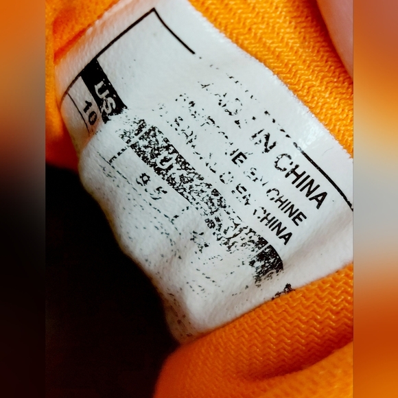 Gray and Orange Under‎ Armour Spine RPM Running Shoes Men Size 10 - Picture 6 of 6